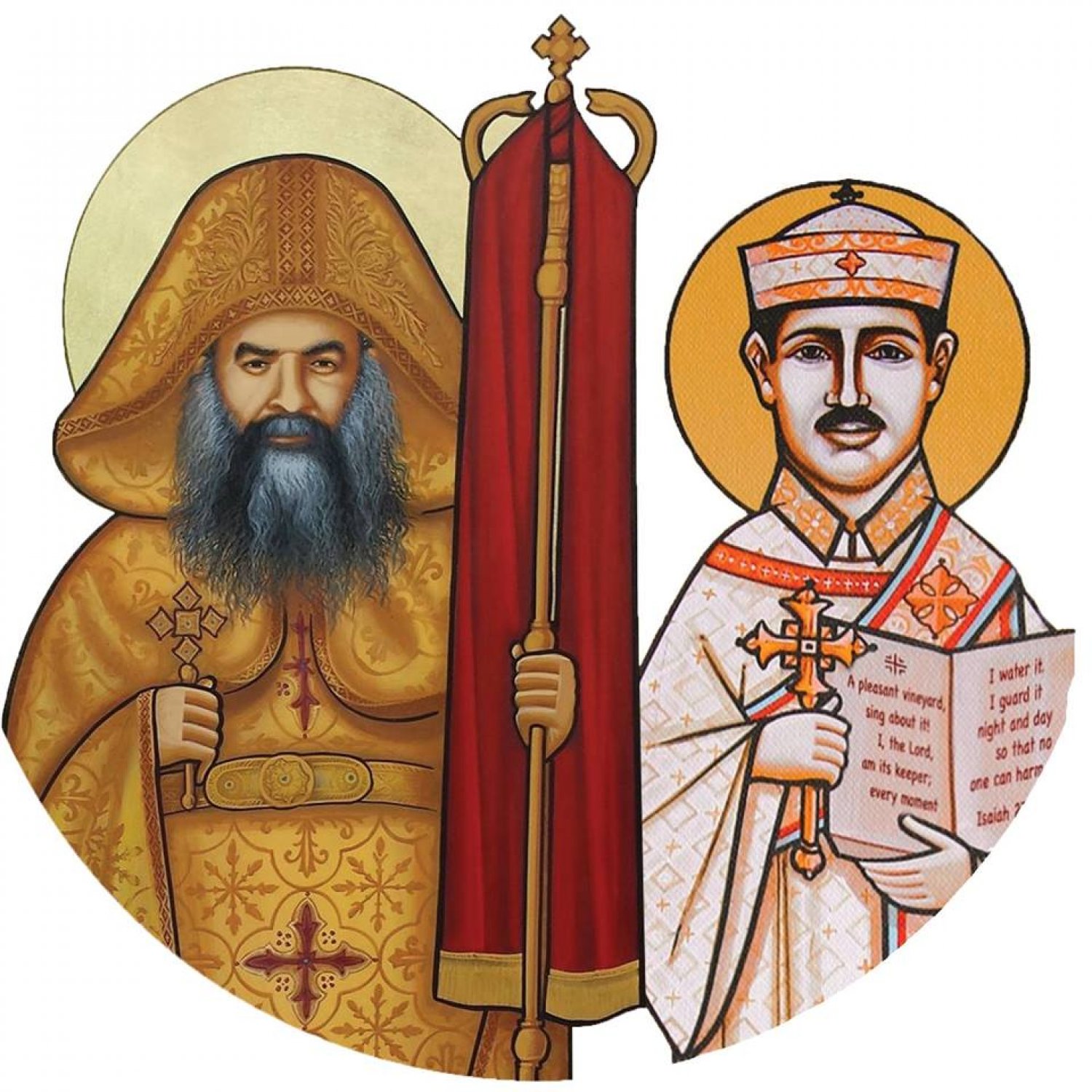 St Pope Kyrillos VI & St Habib Girgis the Archdeacon Coptic Orthodox