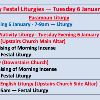 Nativity - English Liturgy (Downstairs Church)