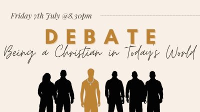 Debate Topic “Being a Christian in Today’s World.”